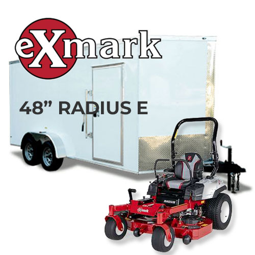 exmark radius E with trailer and equipment package