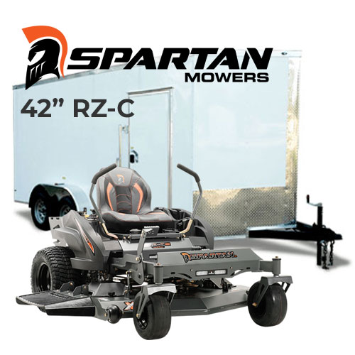 spartan 42"RZ-C with trailer and equipment package
