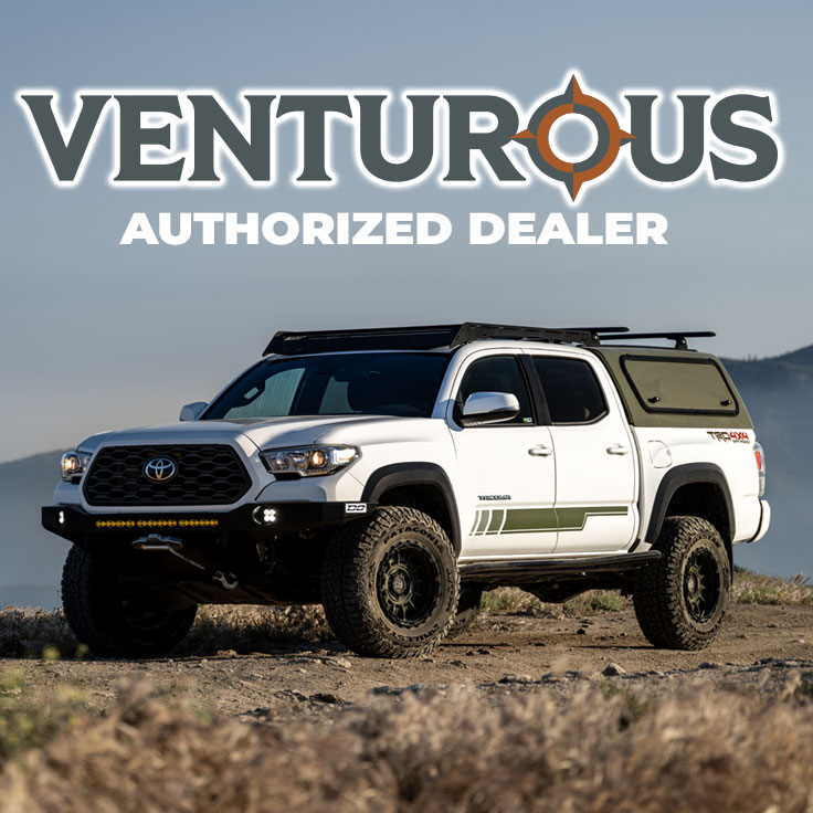 Yulee Trailers is and authorized dealer of VENTUROUS TRUCK CAPS. Call 904-468-5952 for more information today!